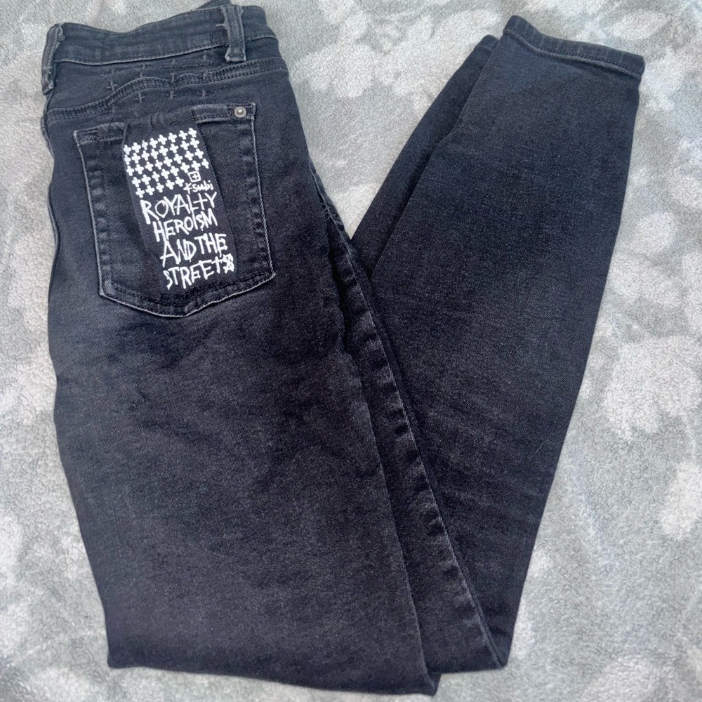 Ksubi High Raise Black Size 25